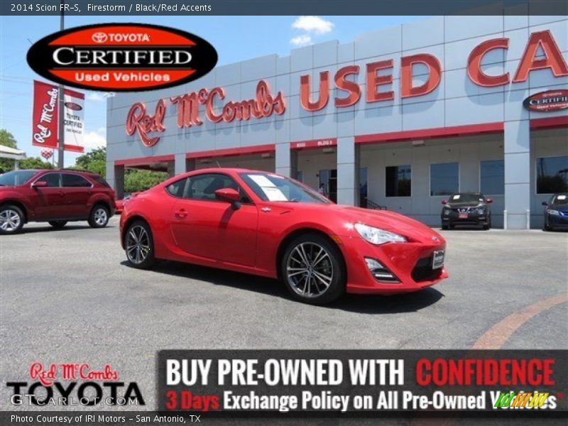 Firestorm / Black/Red Accents 2014 Scion FR-S