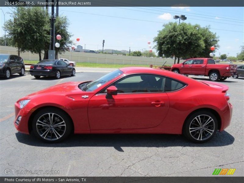 Firestorm / Black/Red Accents 2014 Scion FR-S