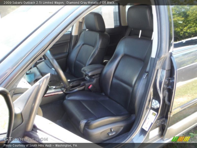 Diamond Gray Metallic / Off Black 2009 Subaru Outback 2.5i Limited Wagon