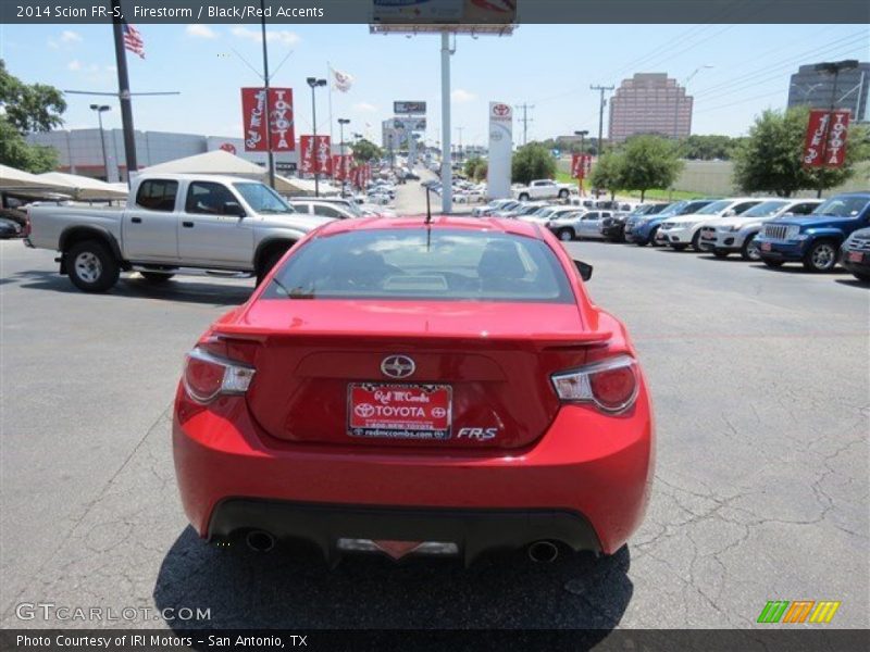 Firestorm / Black/Red Accents 2014 Scion FR-S