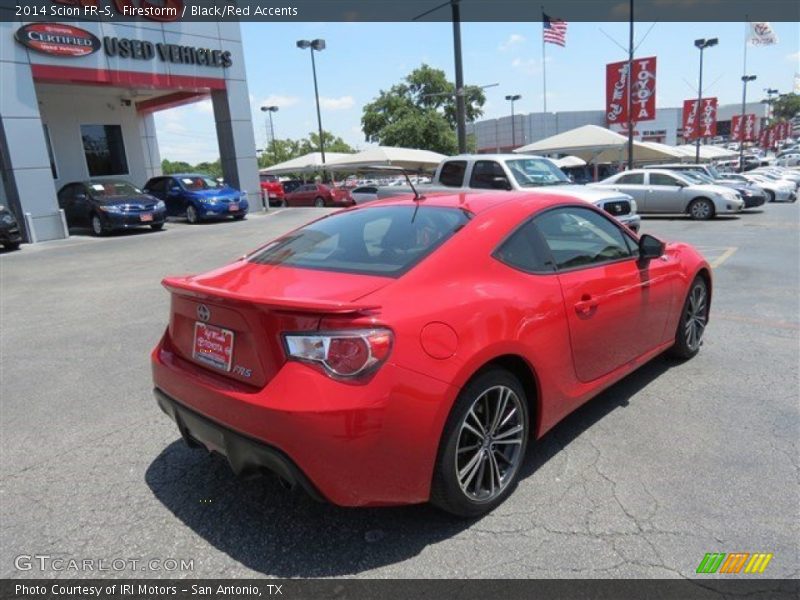 Firestorm / Black/Red Accents 2014 Scion FR-S