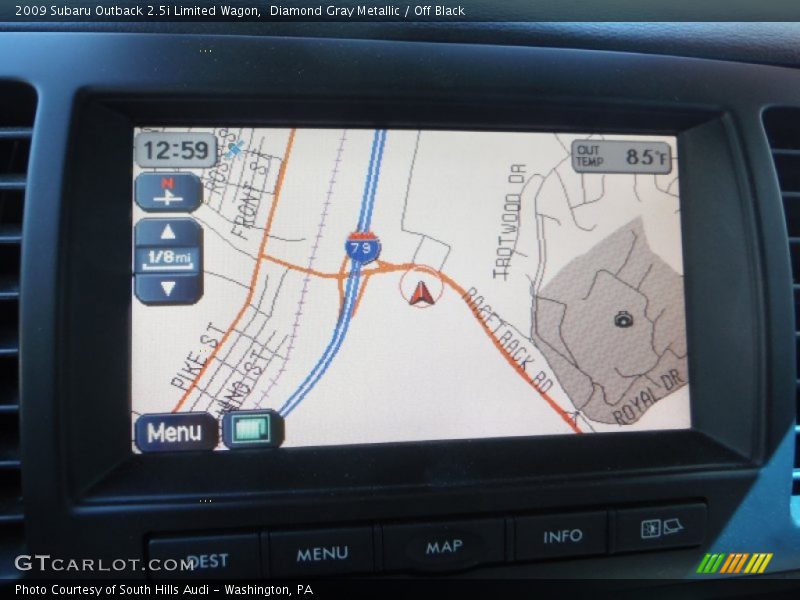 Diamond Gray Metallic / Off Black 2009 Subaru Outback 2.5i Limited Wagon