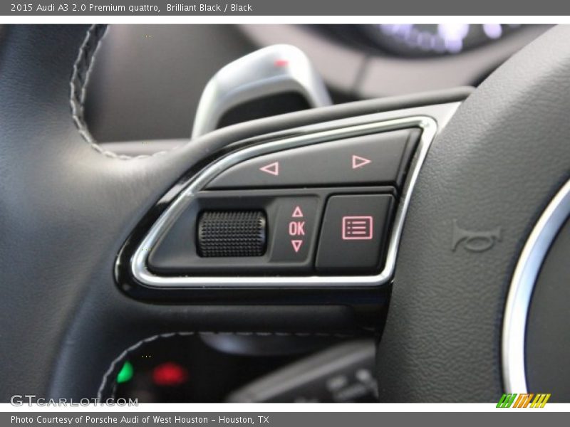 Brilliant Black / Black 2015 Audi A3 2.0 Premium quattro