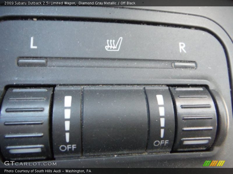 Diamond Gray Metallic / Off Black 2009 Subaru Outback 2.5i Limited Wagon