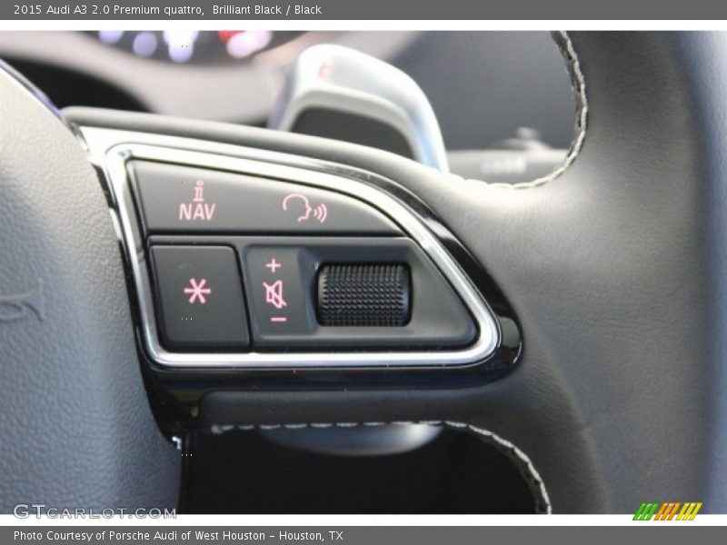 Brilliant Black / Black 2015 Audi A3 2.0 Premium quattro