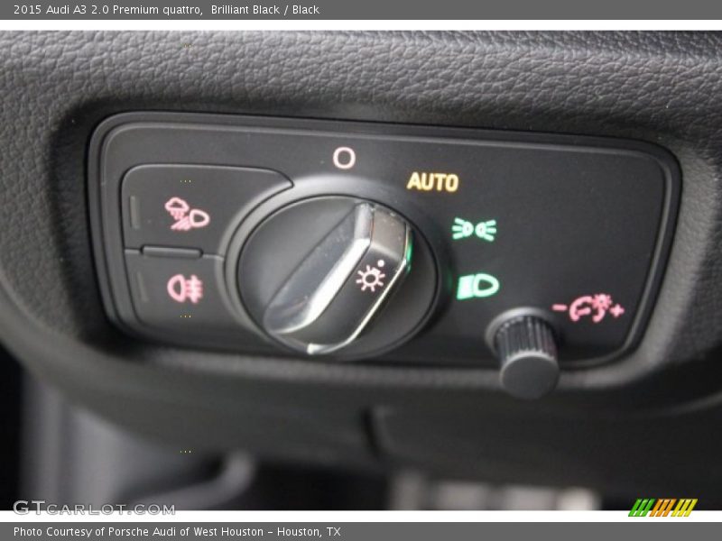 Brilliant Black / Black 2015 Audi A3 2.0 Premium quattro