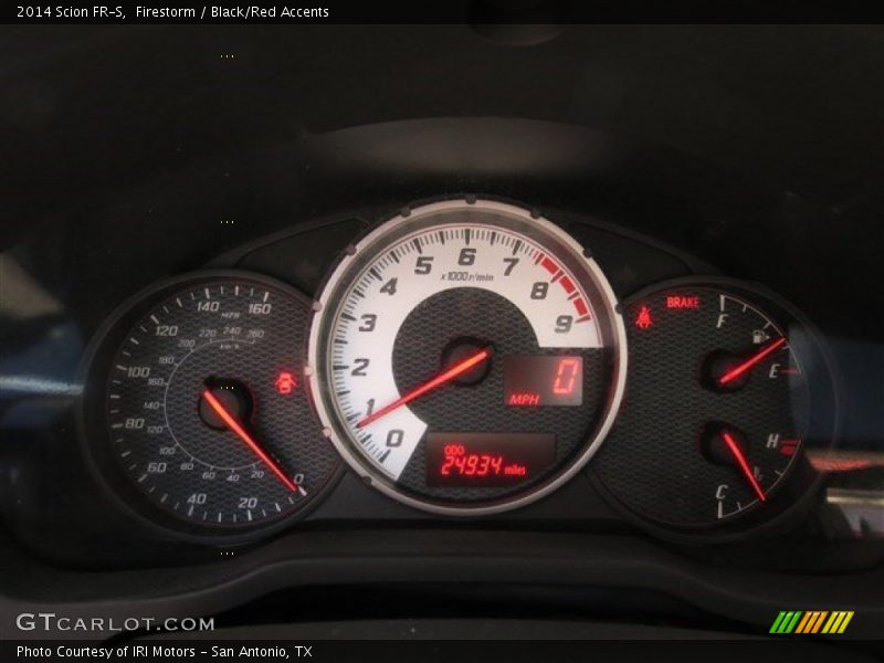 Firestorm / Black/Red Accents 2014 Scion FR-S