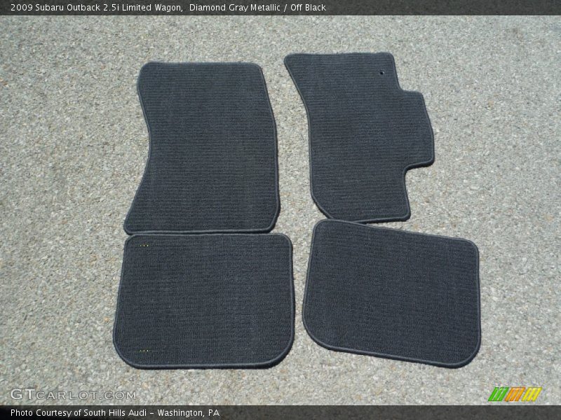 Diamond Gray Metallic / Off Black 2009 Subaru Outback 2.5i Limited Wagon