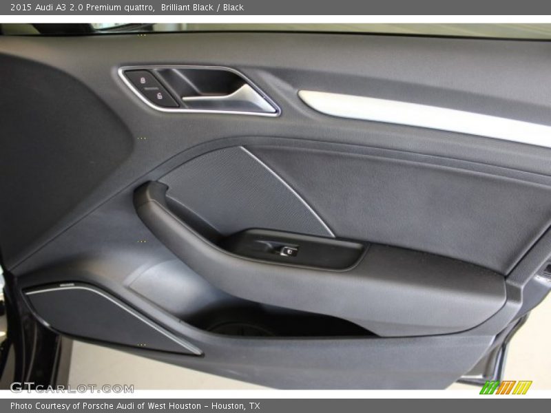 Brilliant Black / Black 2015 Audi A3 2.0 Premium quattro