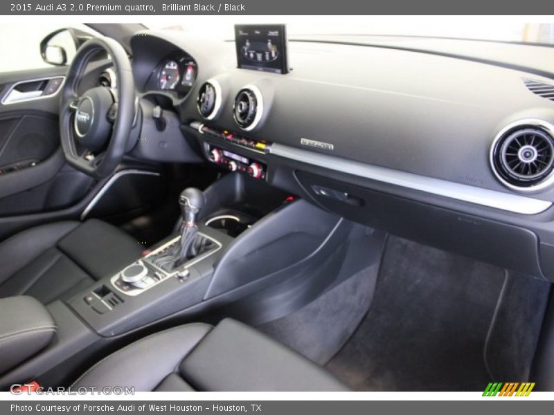 Brilliant Black / Black 2015 Audi A3 2.0 Premium quattro