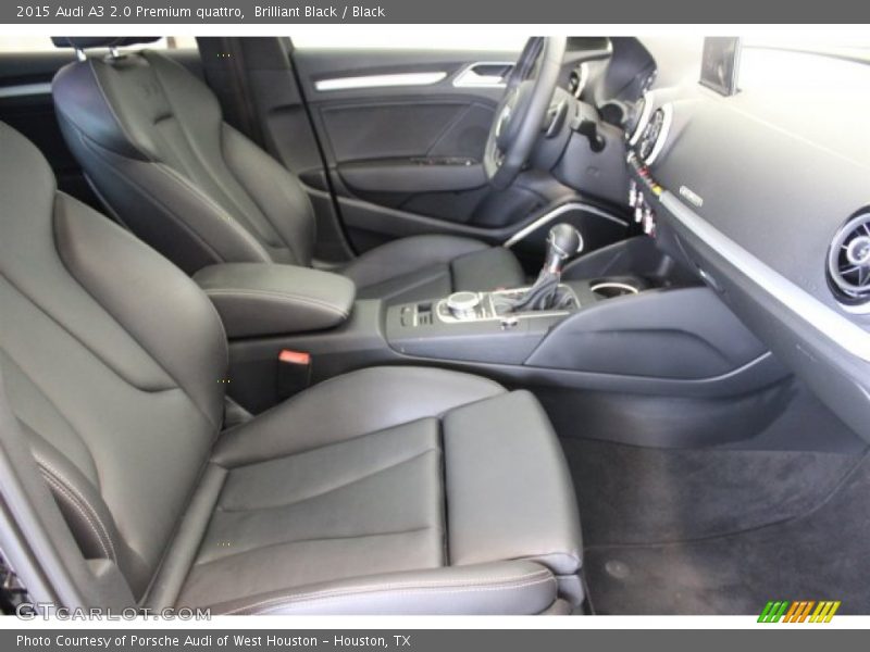 Brilliant Black / Black 2015 Audi A3 2.0 Premium quattro