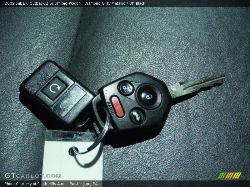 Diamond Gray Metallic / Off Black 2009 Subaru Outback 2.5i Limited Wagon