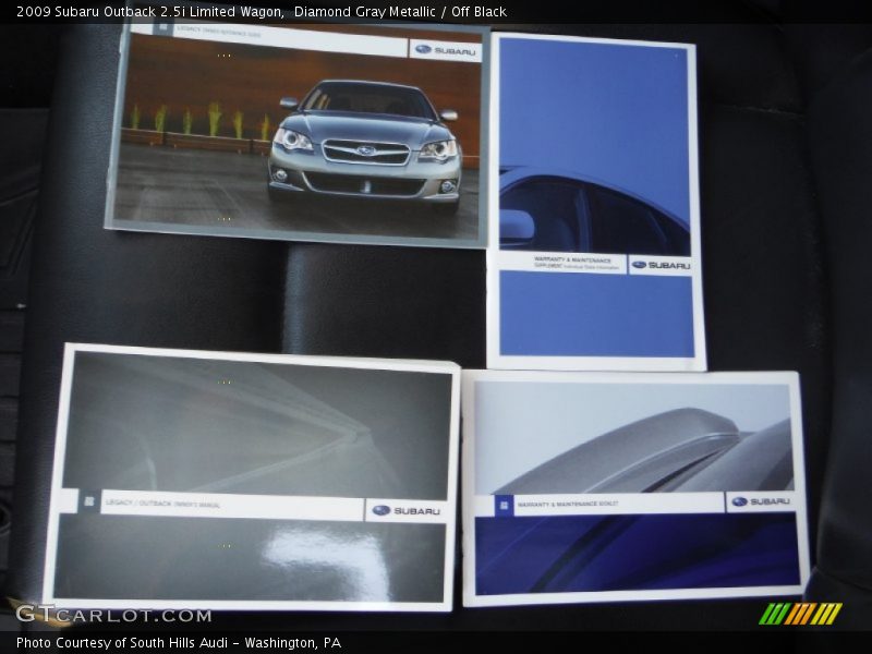 Diamond Gray Metallic / Off Black 2009 Subaru Outback 2.5i Limited Wagon