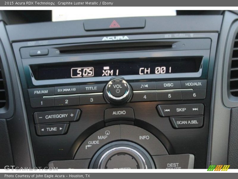 Graphite Luster Metallic / Ebony 2015 Acura RDX Technology