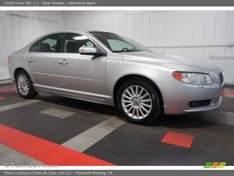 Silver Metallic / Anthracite Black 2008 Volvo S80 3.2