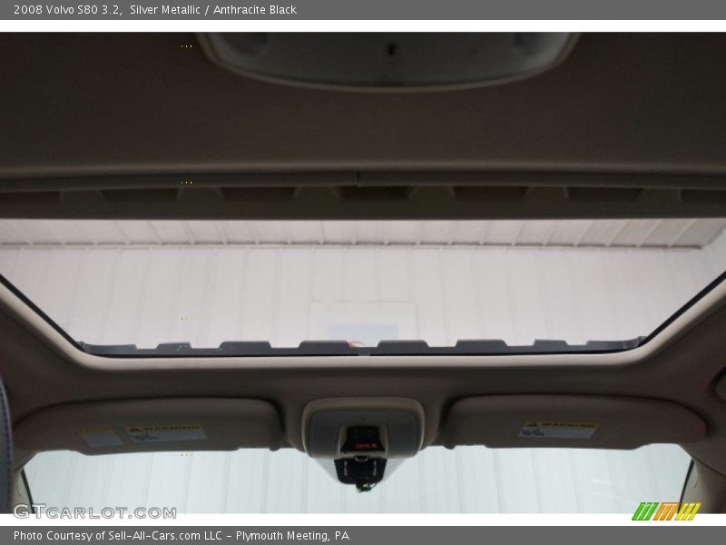 Silver Metallic / Anthracite Black 2008 Volvo S80 3.2