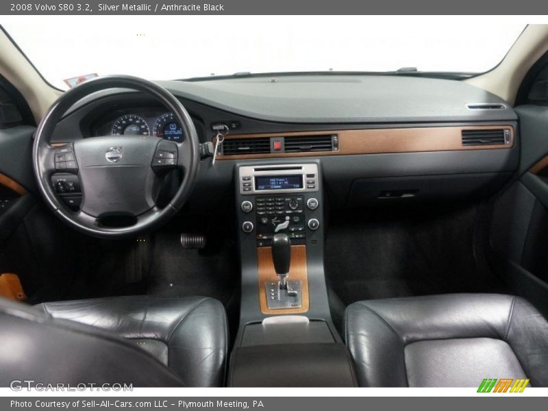 Silver Metallic / Anthracite Black 2008 Volvo S80 3.2