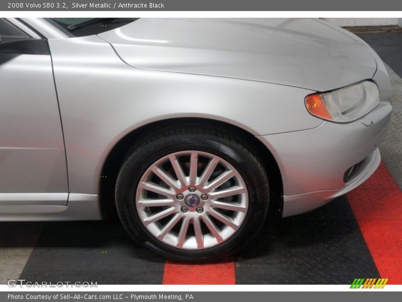 Silver Metallic / Anthracite Black 2008 Volvo S80 3.2