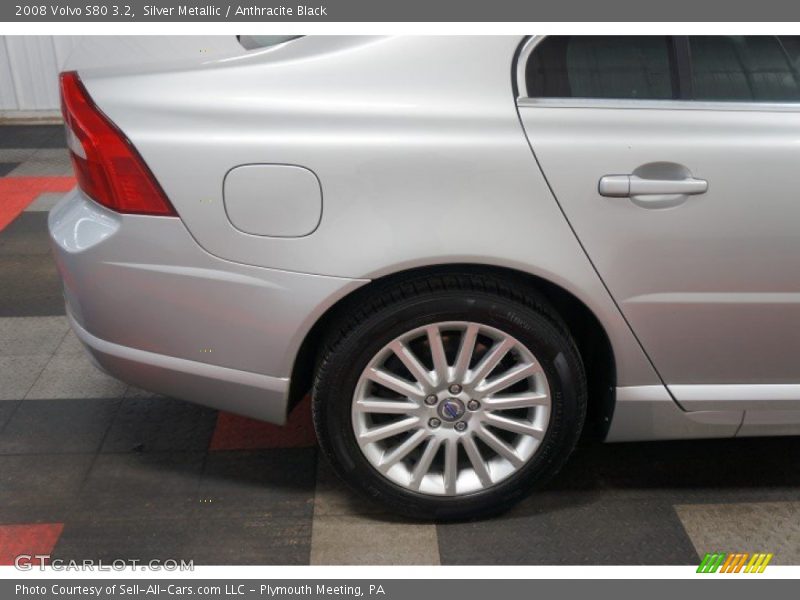 Silver Metallic / Anthracite Black 2008 Volvo S80 3.2