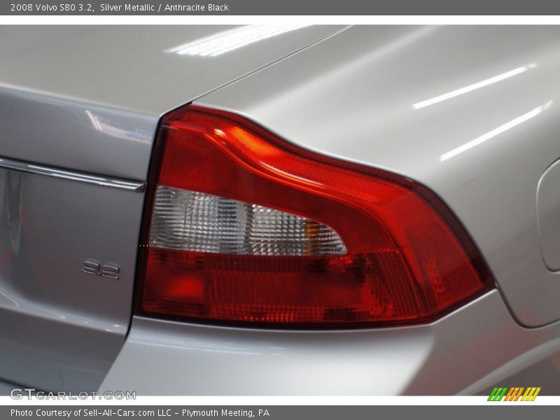 Silver Metallic / Anthracite Black 2008 Volvo S80 3.2