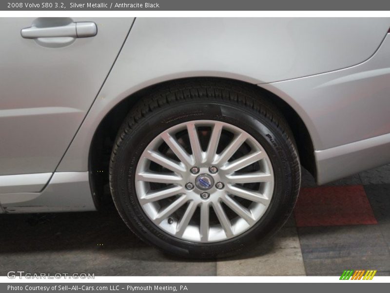 Silver Metallic / Anthracite Black 2008 Volvo S80 3.2