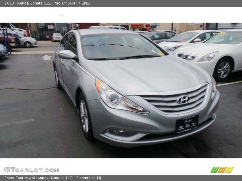 Radiant Silver / Gray 2013 Hyundai Sonata GLS