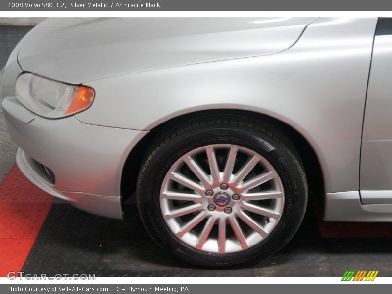 Silver Metallic / Anthracite Black 2008 Volvo S80 3.2