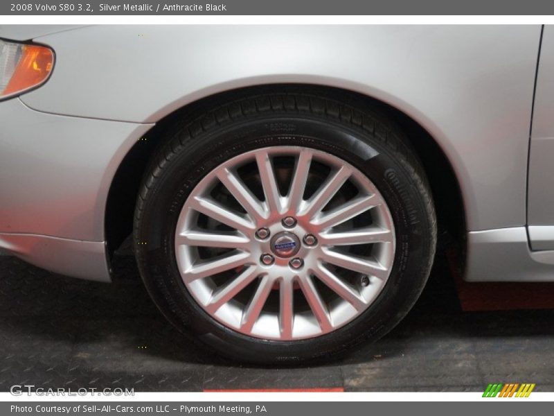 Silver Metallic / Anthracite Black 2008 Volvo S80 3.2