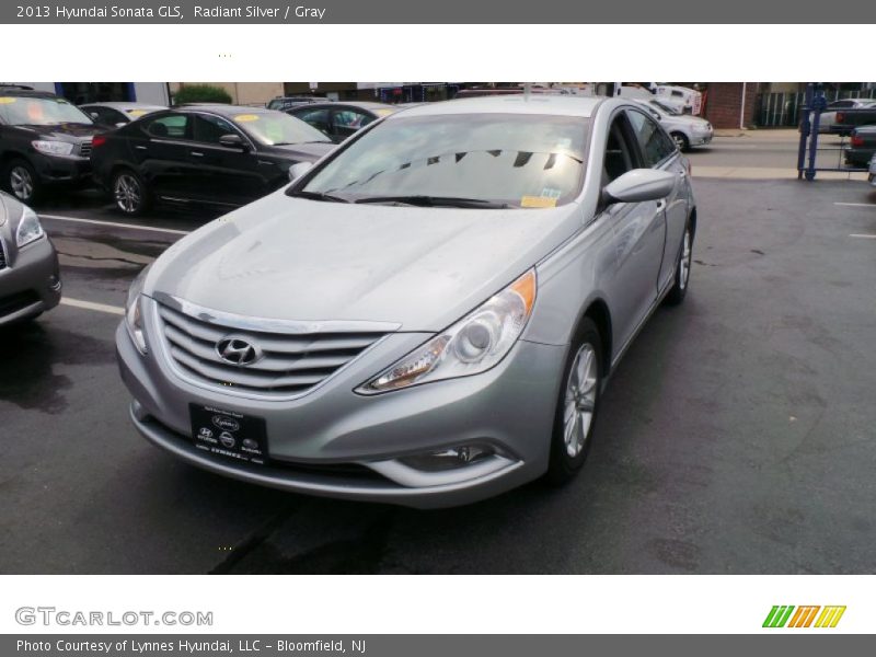 Radiant Silver / Gray 2013 Hyundai Sonata GLS