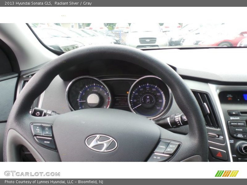Radiant Silver / Gray 2013 Hyundai Sonata GLS