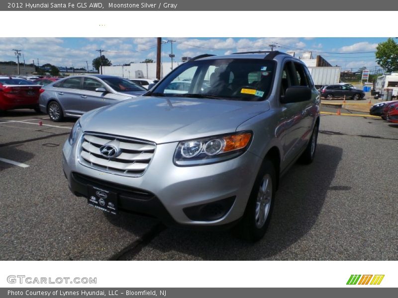 Moonstone Silver / Gray 2012 Hyundai Santa Fe GLS AWD