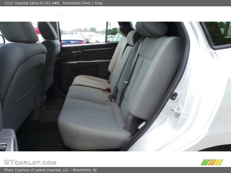 Moonstone Silver / Gray 2012 Hyundai Santa Fe GLS AWD