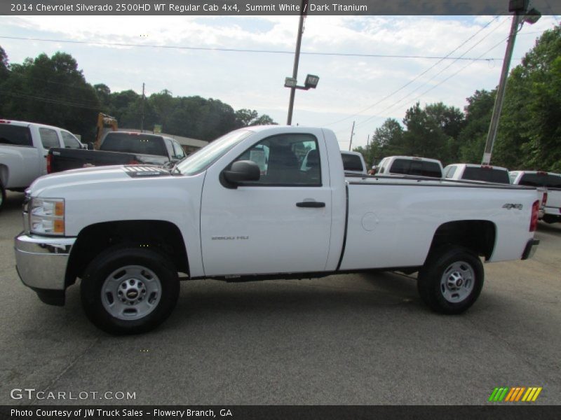 Summit White / Dark Titanium 2014 Chevrolet Silverado 2500HD WT Regular Cab 4x4