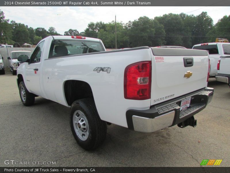 Summit White / Dark Titanium 2014 Chevrolet Silverado 2500HD WT Regular Cab 4x4