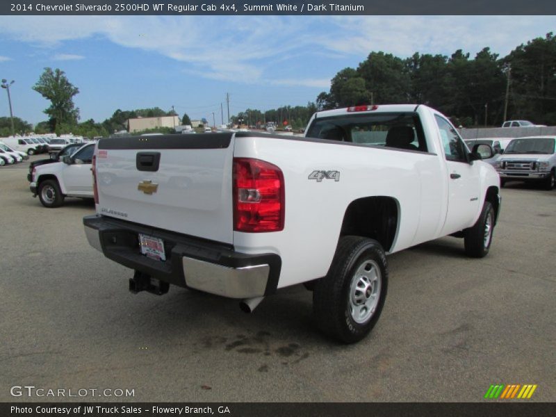 Summit White / Dark Titanium 2014 Chevrolet Silverado 2500HD WT Regular Cab 4x4