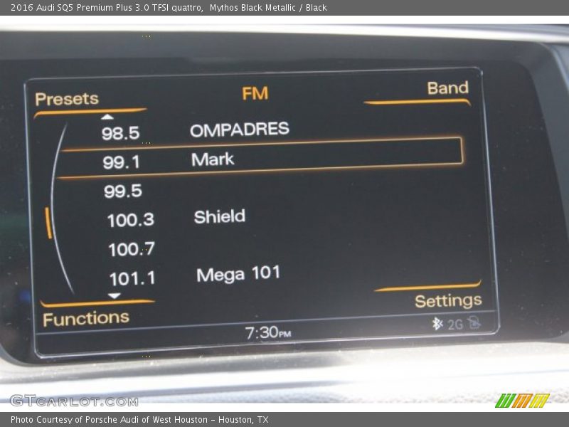 Mythos Black Metallic / Black 2016 Audi SQ5 Premium Plus 3.0 TFSI quattro