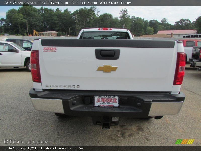 Summit White / Dark Titanium 2014 Chevrolet Silverado 2500HD WT Regular Cab 4x4