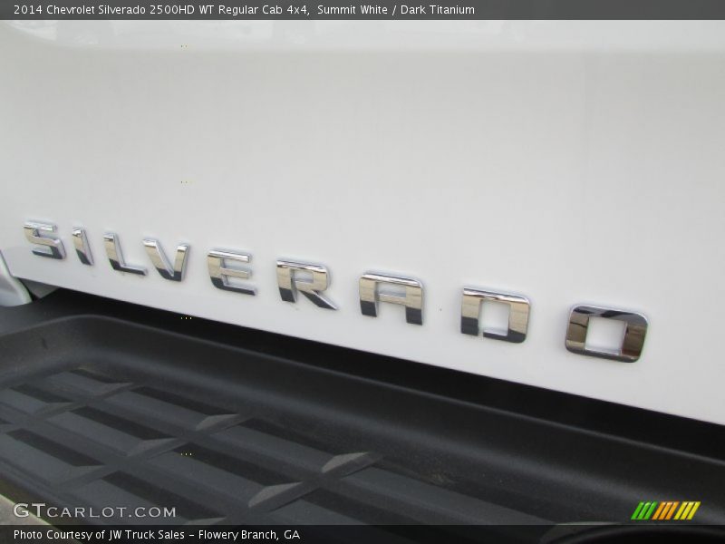 Summit White / Dark Titanium 2014 Chevrolet Silverado 2500HD WT Regular Cab 4x4