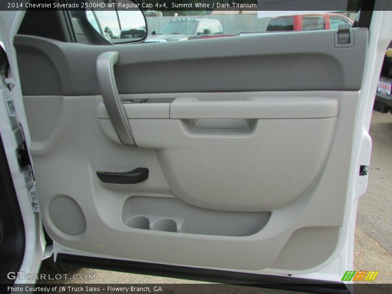 Summit White / Dark Titanium 2014 Chevrolet Silverado 2500HD WT Regular Cab 4x4