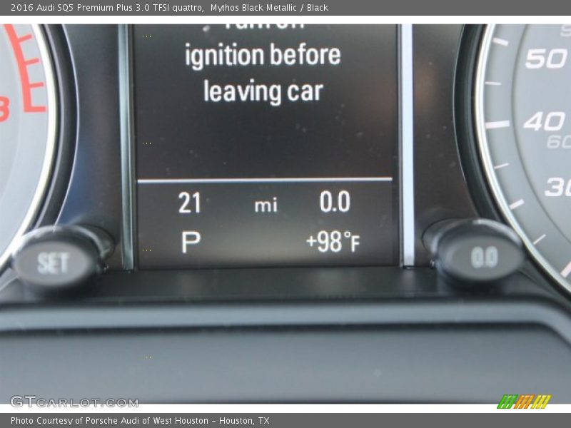 Mythos Black Metallic / Black 2016 Audi SQ5 Premium Plus 3.0 TFSI quattro