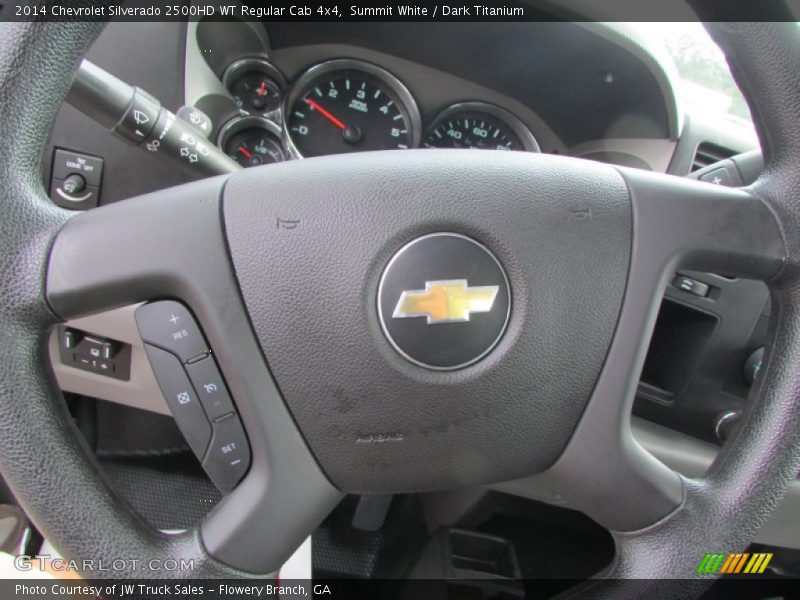 Summit White / Dark Titanium 2014 Chevrolet Silverado 2500HD WT Regular Cab 4x4