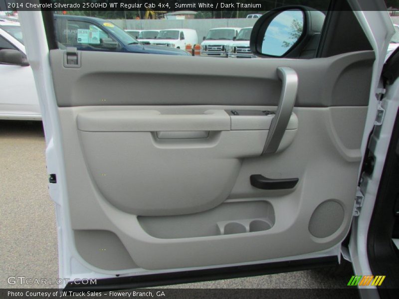 Summit White / Dark Titanium 2014 Chevrolet Silverado 2500HD WT Regular Cab 4x4