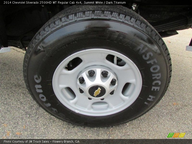Summit White / Dark Titanium 2014 Chevrolet Silverado 2500HD WT Regular Cab 4x4