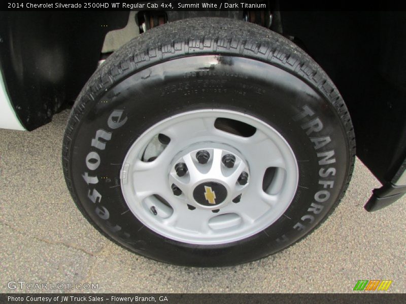 Summit White / Dark Titanium 2014 Chevrolet Silverado 2500HD WT Regular Cab 4x4