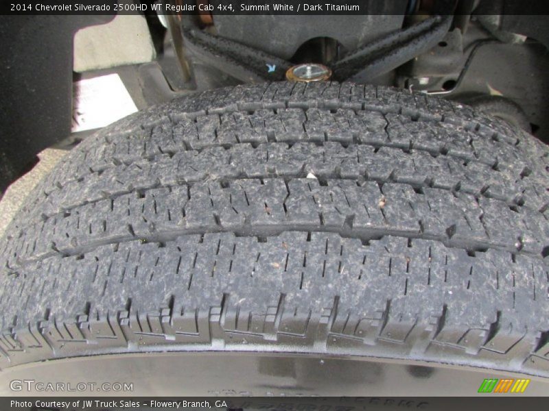 Summit White / Dark Titanium 2014 Chevrolet Silverado 2500HD WT Regular Cab 4x4