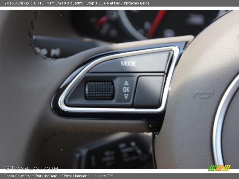 Utopia Blue Metallic / Pistachio Beige 2016 Audi Q5 3.0 TFSI Premium Plus quattro