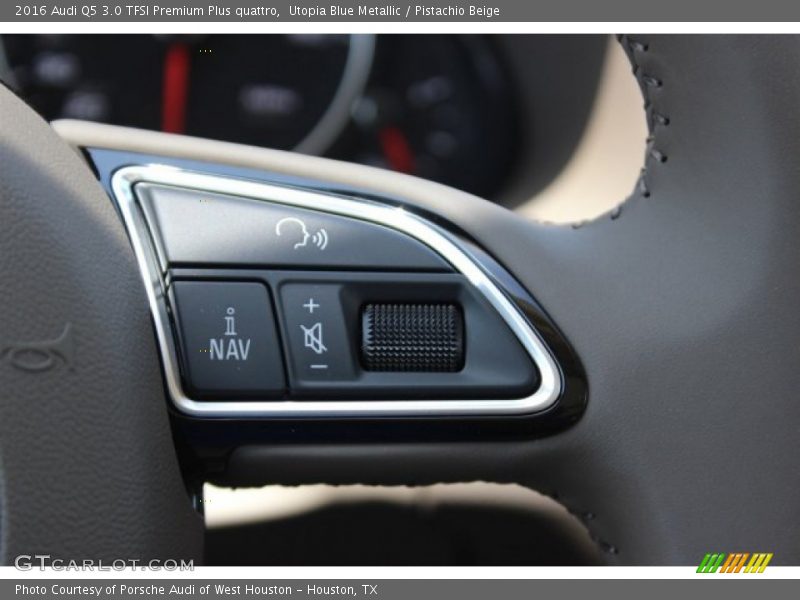 Utopia Blue Metallic / Pistachio Beige 2016 Audi Q5 3.0 TFSI Premium Plus quattro