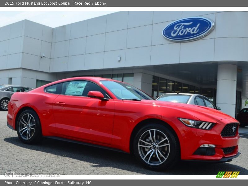 Race Red / Ebony 2015 Ford Mustang EcoBoost Coupe