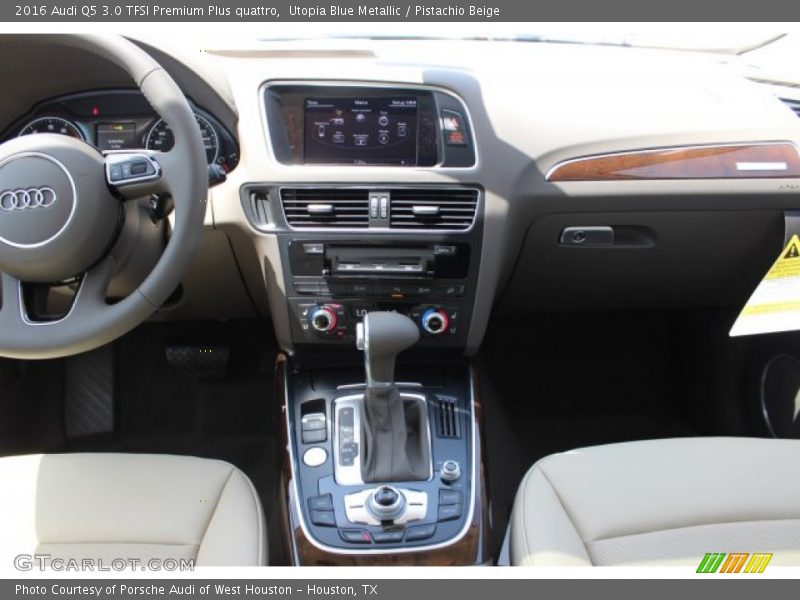 Utopia Blue Metallic / Pistachio Beige 2016 Audi Q5 3.0 TFSI Premium Plus quattro