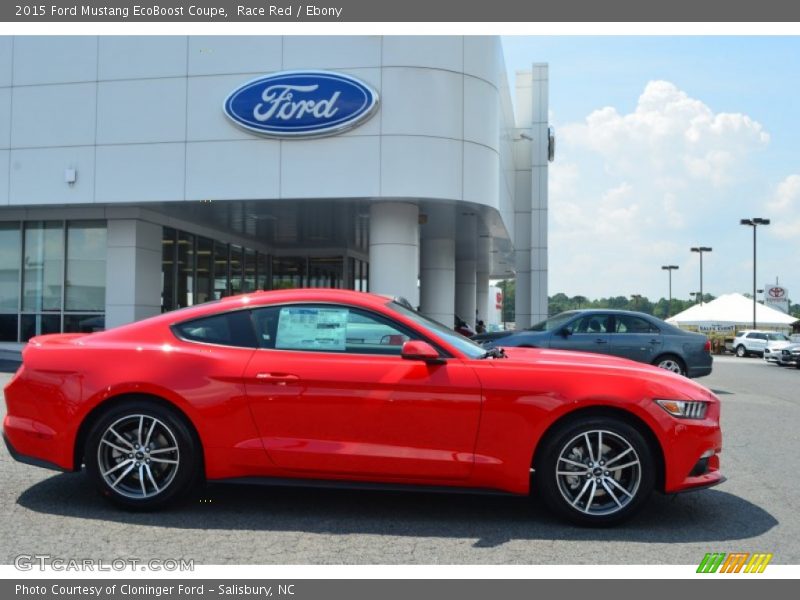 Race Red / Ebony 2015 Ford Mustang EcoBoost Coupe
